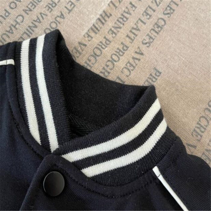 Spring Autumn Kids Boys Jackets Casual Baseball Clothes Fashion Letter Color Matching Coat Children's Outwear Overcoat
