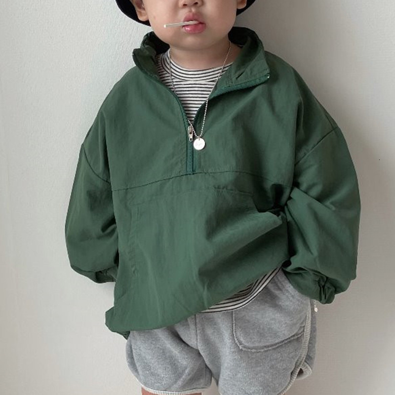 Hoodies Sweatshirts Children's clothing Korean spring clothing top baby light and comfortable pocket windbreaker small jacket 230803