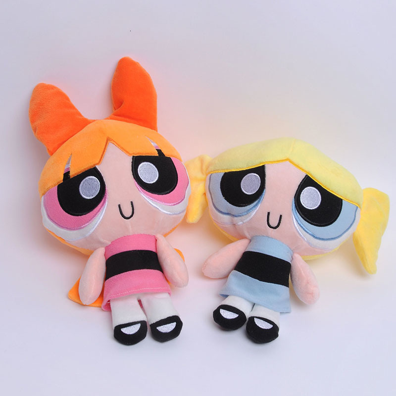 Plush Dolls 3pcs lot 20cm Cartoon anime Powerpuff Girls Plush Toys Cute Blossom Buttercup Bubbles stuffed Plush dolls Gifts For Children