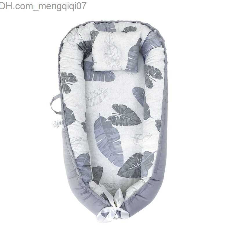 Bassinets Cradles Baby crib with pillow portable crib for travel baby and toddler cotton cradle suitable for newborns Bassnet bumper Z230804