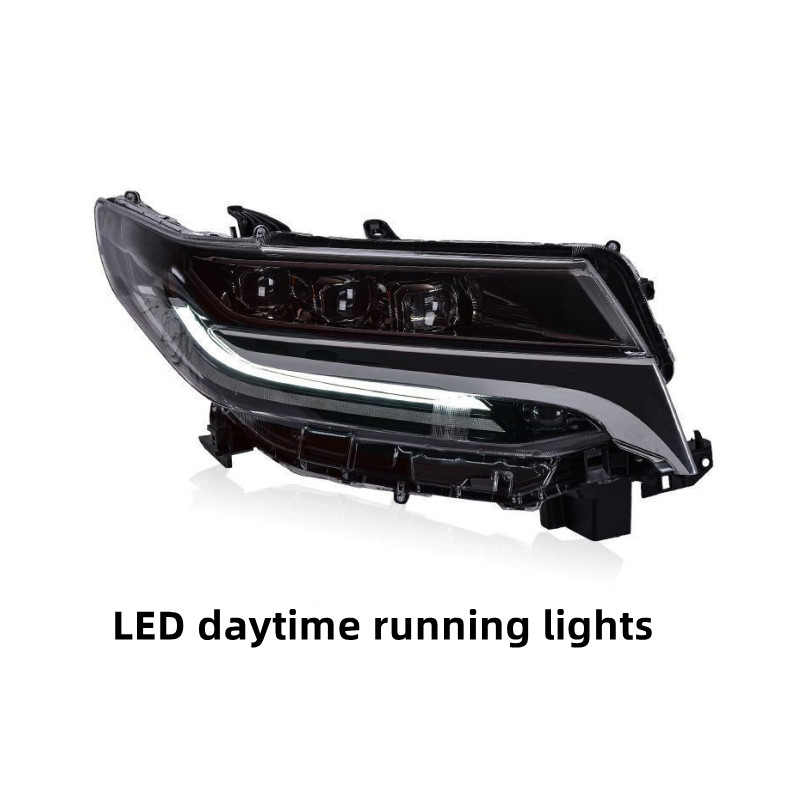Car Styling Driving Lights For Alphard 30 Series 2018-2021 Headlight LED Assembly Modified Version With 3 Eyes Headlamp