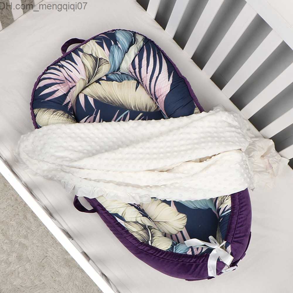 Bassinets Cradles Removable Portable Crib Nest Play Flat noodles Box Bass Pad Cradle Fence Z230804