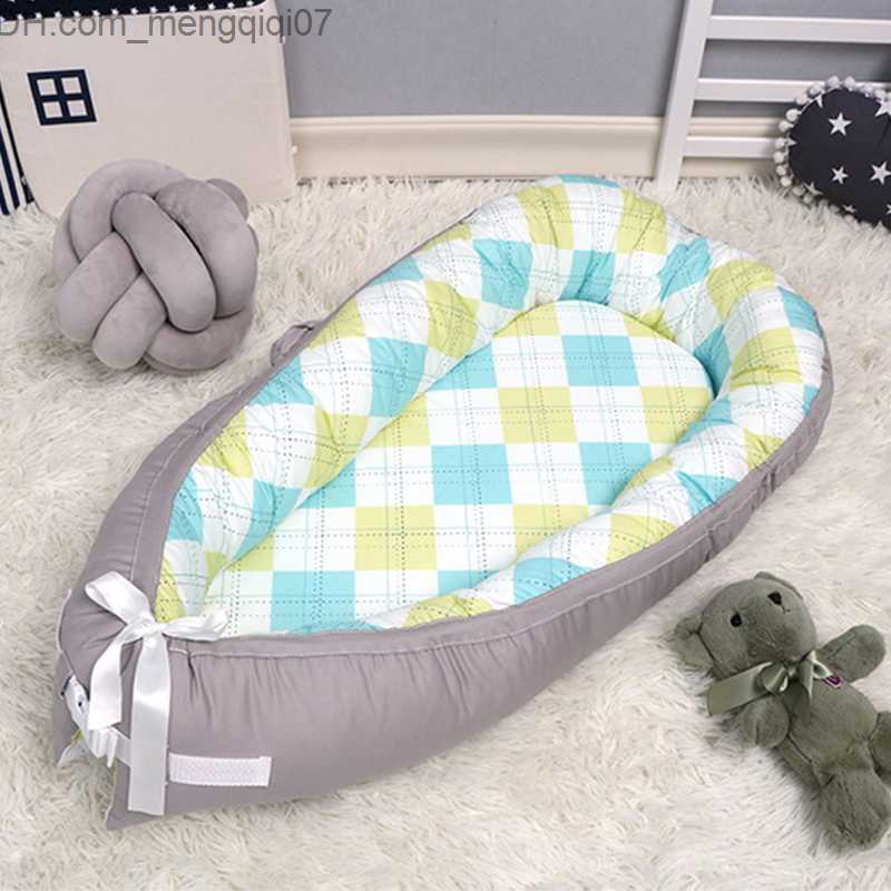 Bassinets Cradles Baby Nest Sleep Bed Portable Baby Bed Travel Bed Baby Cotton Cradle Newborn Baby Bed Bass Cushion Bumper Direct Transport Z230804