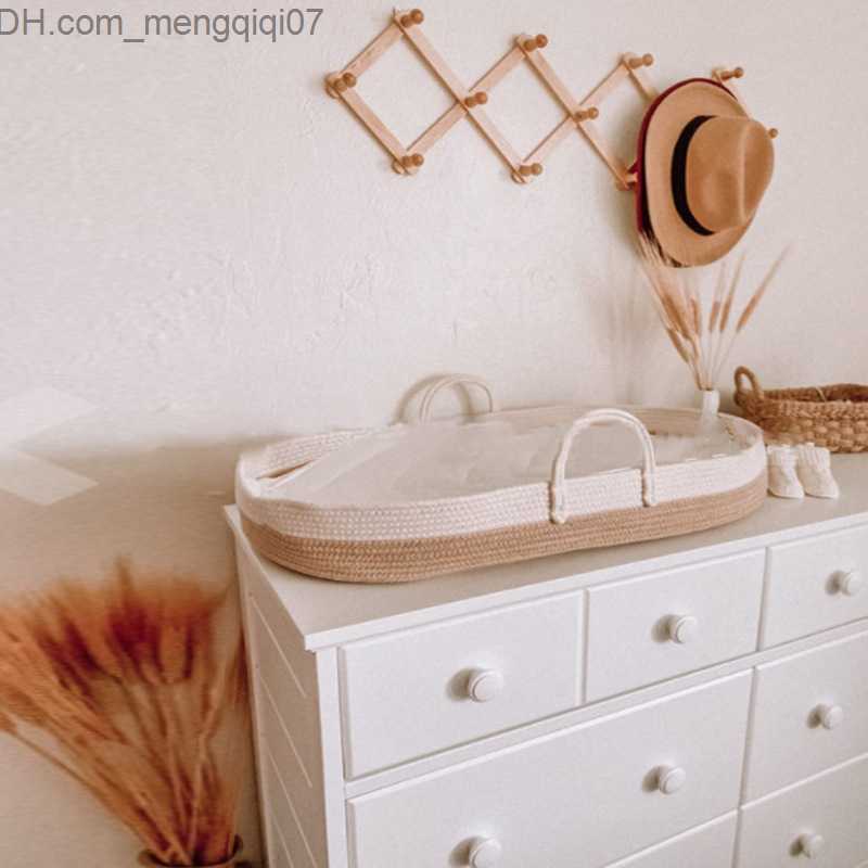 Bassinets Cradles Nordic Creative Baby Sleep Basket Portable Cotton Newborn Outdoor Sleep Bed Baby Cradle Z230804