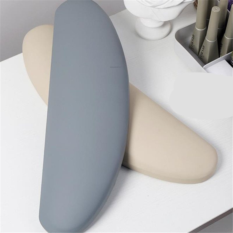 Hand Rests Simple PU Leather Curved Nail Hand Pillow Set Rest Pillow Arm Rest Cushion Holder Arm Rests Nail Art Stand Manicure Tools 4# 230804
