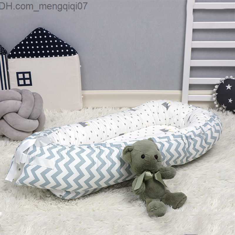 Bassinets Cradles Baby Nest Sleep Bed Portable Baby Bed Travel Bed Baby Cotton Cradle Newborn Baby Bed Bass Cushion Bumper Direct Transport Z230804