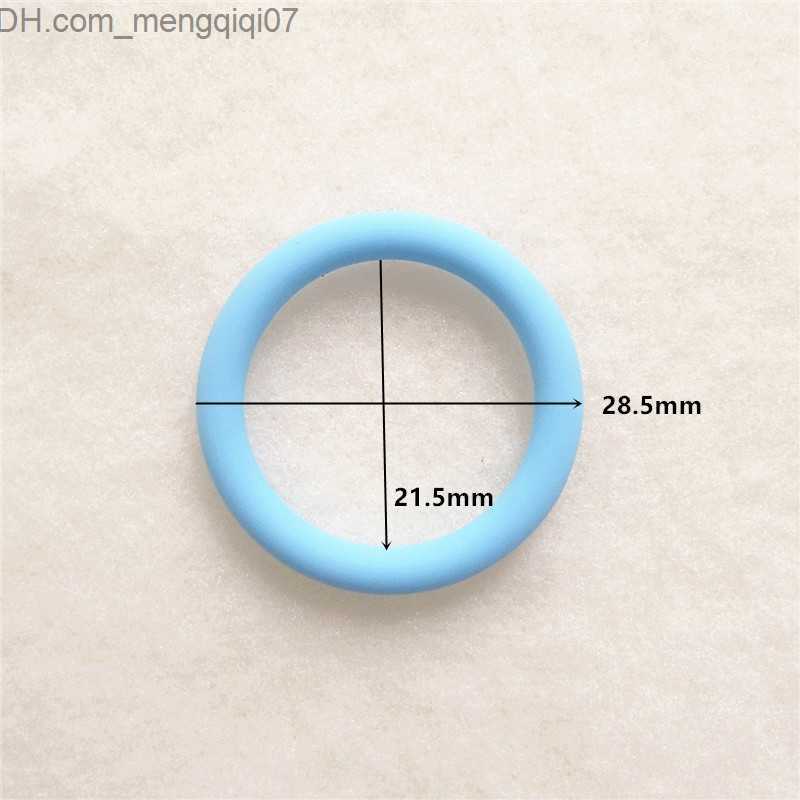 Pacifier Holders Clips# Chenkai 50 pieces transparent silicone Mam ring DIY baby pacifier dummy NUK transparent adapter O-ring bracket chain toy acces