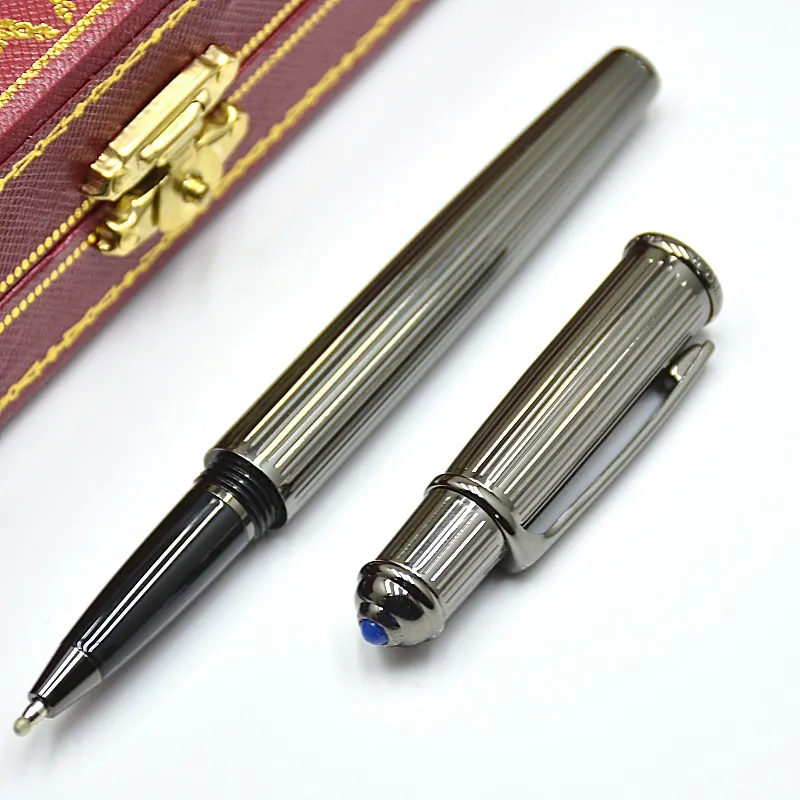 wholesale High quality Diabolo Series Metal Stripe Rollerball Pen Ballpoint Pen Stationery School Office Supplies Writing Smooth Ball Pens 20 Color