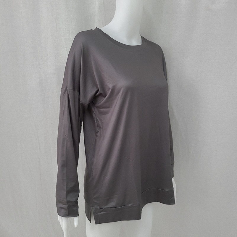 LLLM Women Yoga Shirt Girls Shrits Running Blouse Long Sleeve Ladies Casual Outfits Adult Sportswear Gym Fitness Wear Sweater Jumper 5XL
