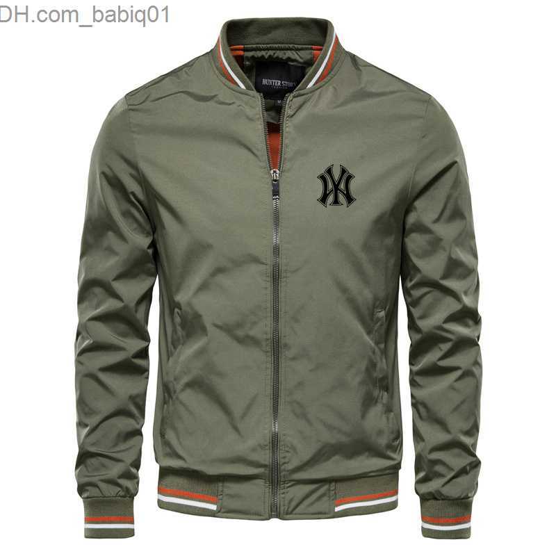 Men's Jackets 2023 Brand Print Baseball Jacket Men Casual Stand Collar Bomber Mens Jackets Autumn High Quality Slim Fit Jackets For Men T230804