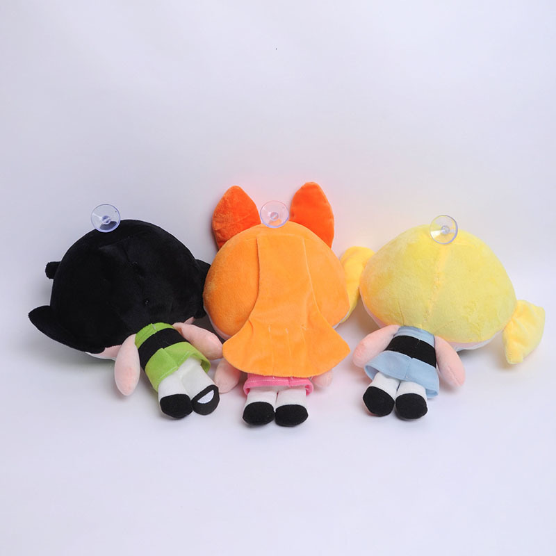 Plush Dolls 3pcs lot 20cm Cartoon anime Powerpuff Girls Plush Toys Cute Blossom Buttercup Bubbles stuffed Plush dolls Gifts For Children