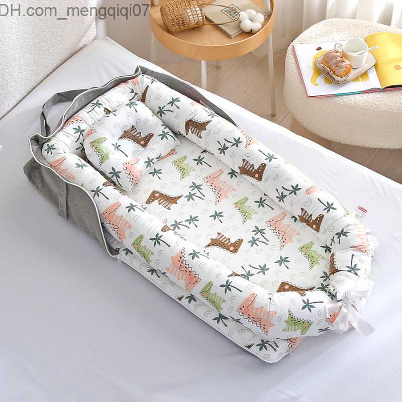 Bassinets Cradles Bed with pillow 85x45cm baby travel baby cradle suitable for newborns portable crib baby bass cushion bumper Z230804