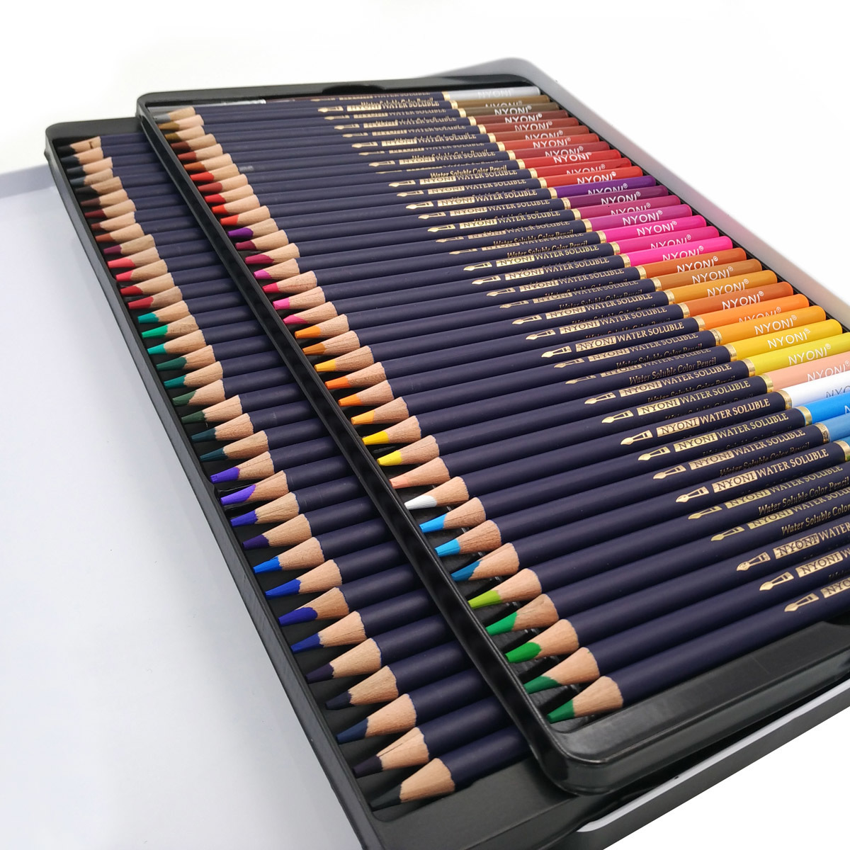 Other Office School Supplies NYONI 72120 Colored Pencil Art Professional Watersoluble 243648 Oil Pencils Soft Core Painting Colours Drawing 230804