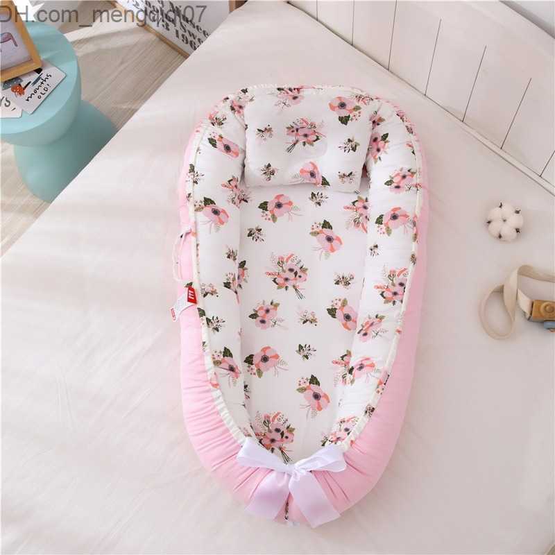 Bassinets Cradles Baby and Newborn Nursery Bassnet Travel Folding Nest Bumper Sleep Bed Baby Cradle Bed 50x85cm Z230804