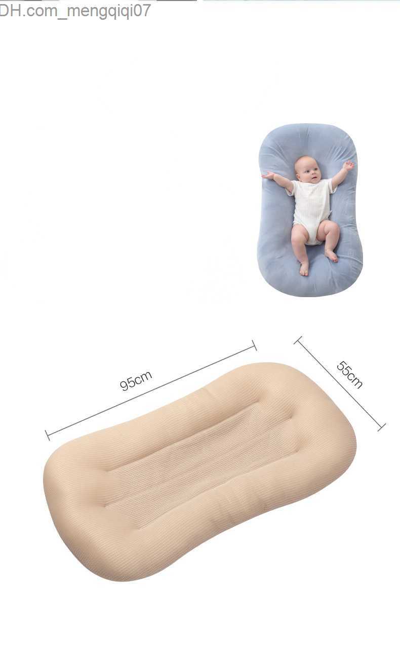 Bassinets Cradles Baby Nest Bed Folding Baby Bed Travel Game Pad Baby and Toddler Pure Cotton Cradle Washable Uterine Bionic Born Bassnet Pad Z230804