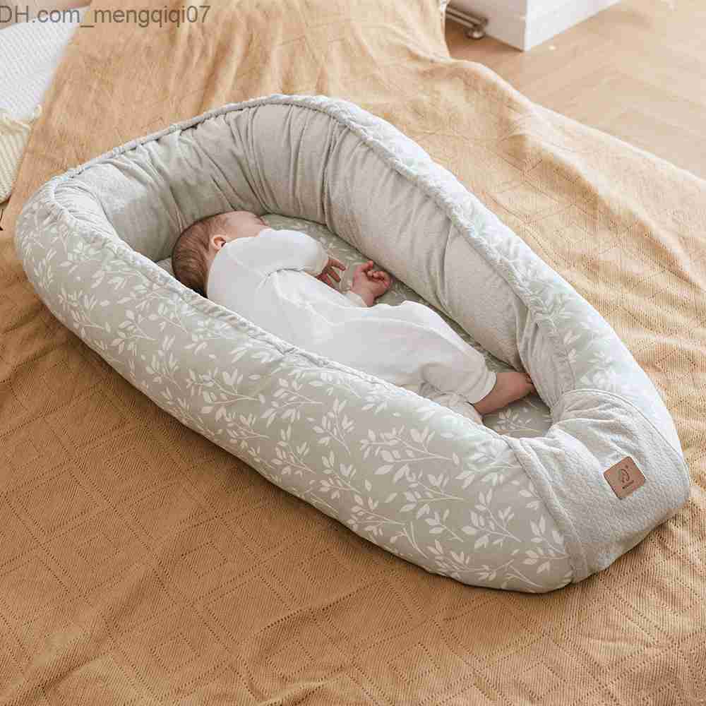 Bassinets Cradles Baby crib Baby crib 65 * 100 cm Baby portable cradle 0-36 months old Boys and Girls Brazilian Nate Baby crib Winter warm bumper Z230