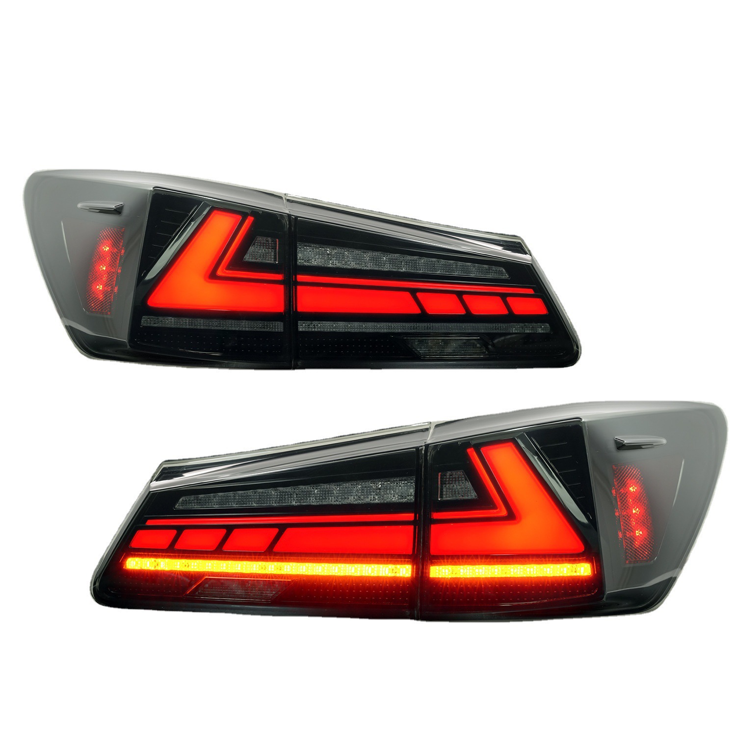 Car REB Style Taillight For Lexus IS250 IS300 IS350 2006-2012 Streamer Signal Rear Lamp Brake Reverse Assembly