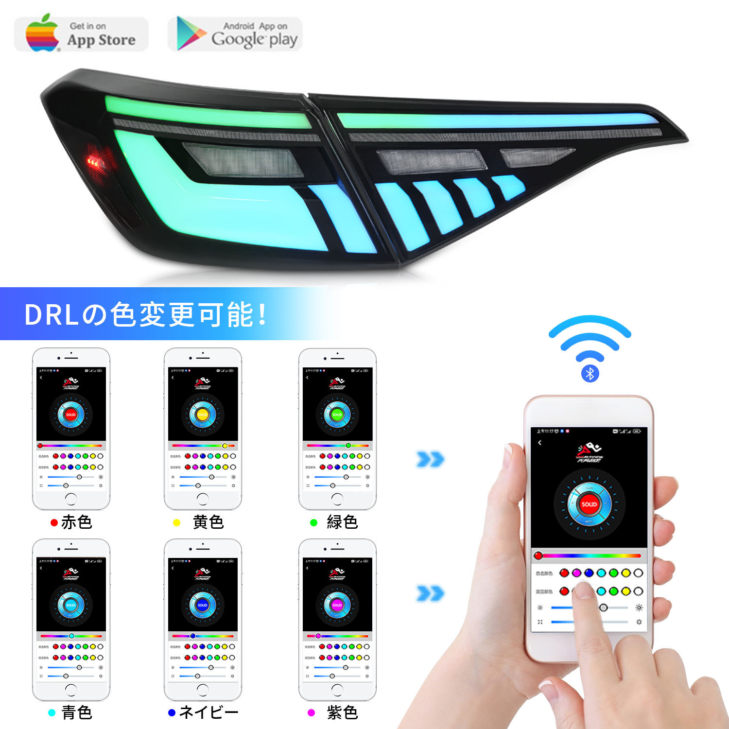 Automobile RGB Rear Lamp For Honda CIVIC 11th Taillight 20 21-2023 LED Brake Lights Reverse Street Light