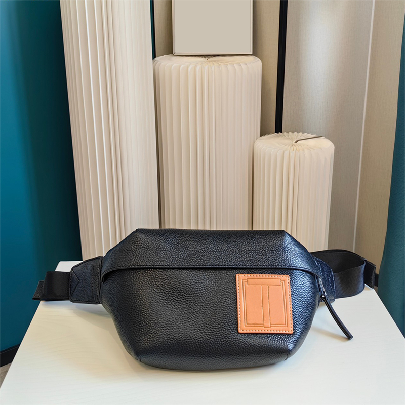 Designer Fanny Pack Waist Bags Black Leather Chest Bag For Women Mens Fashion Letter Canvas Bumbag Shoulder Bags Fannypack Belt Bum Bag