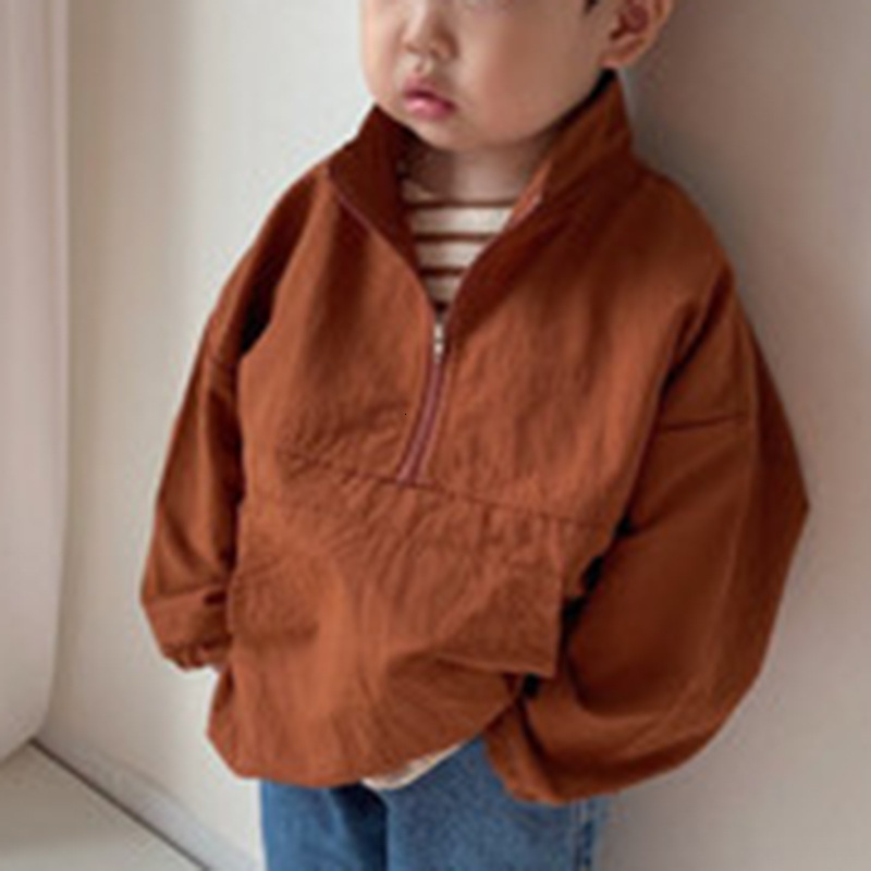 Hoodies Sweatshirts Children's clothing Korean spring clothing top baby light and comfortable pocket windbreaker small jacket 230803