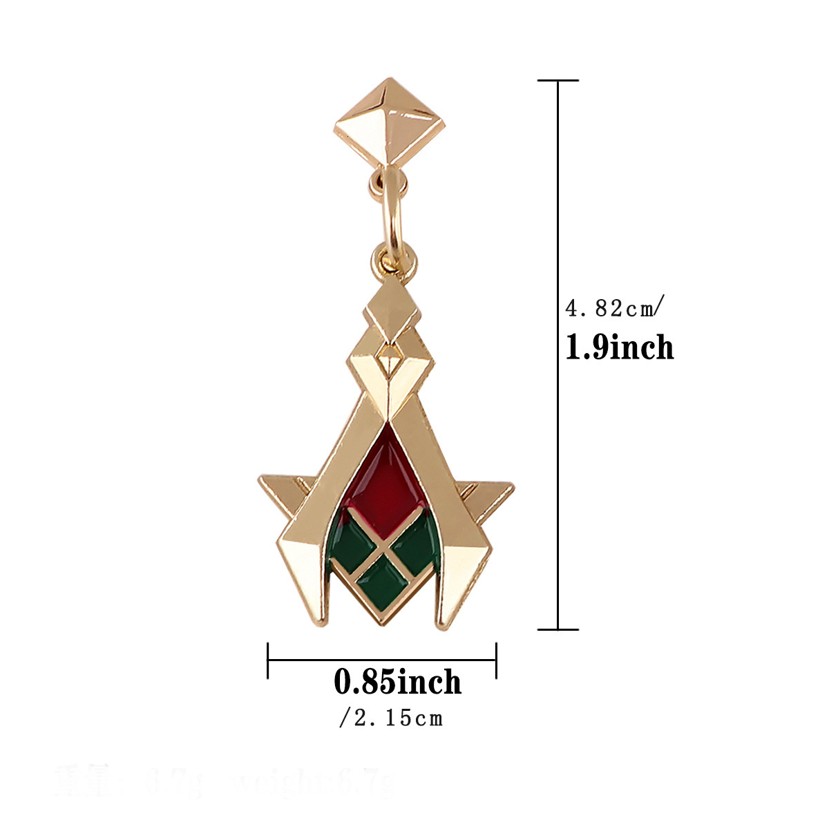 Dangle Chandelier Game Genshin Impact Sumeru Kaveh Eardrops Earrings Stud for Woman Anime Cosplay Props Jewelry Accessories Gifts 230804