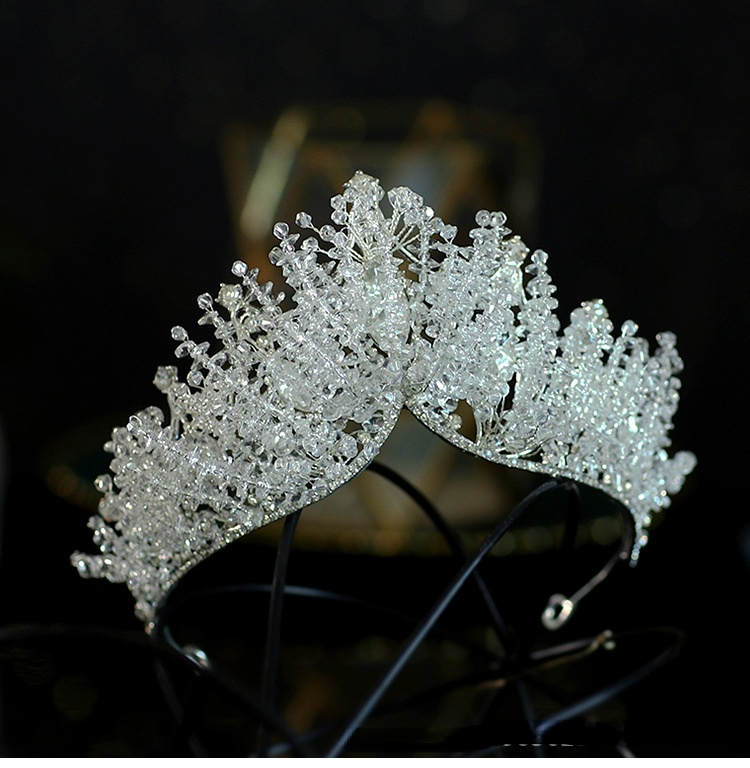 Wedding Hair Jewelry beaded crown headdress bridal wedding dress with baroque atmosphere banquet birthday wholesale 230804