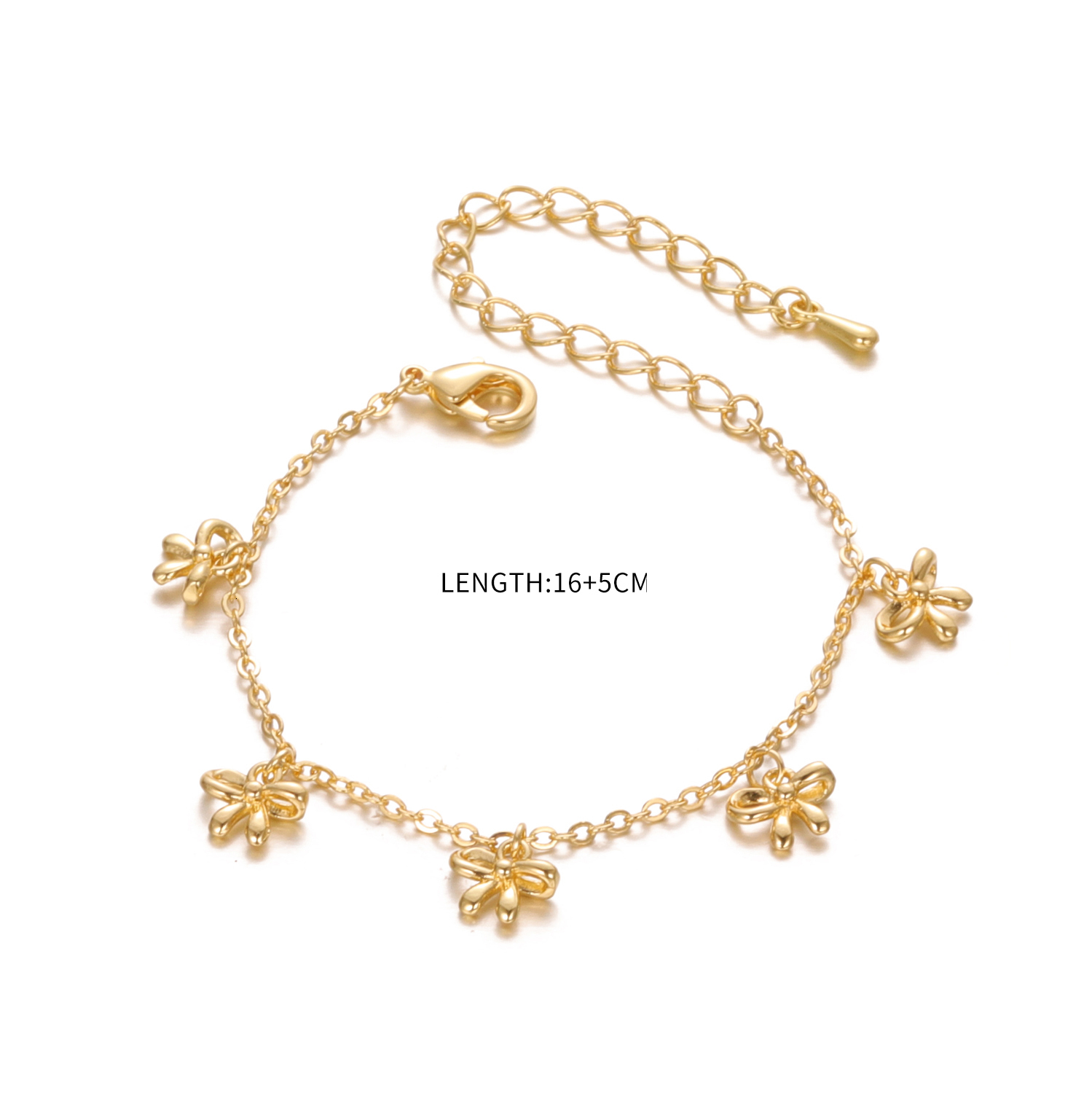 Charm Bracelets Five Bows Charms For Girls Kids Gifts Friend Romantic Small And Chic Sweetness Lovely Fashion Child AllMatch 230803