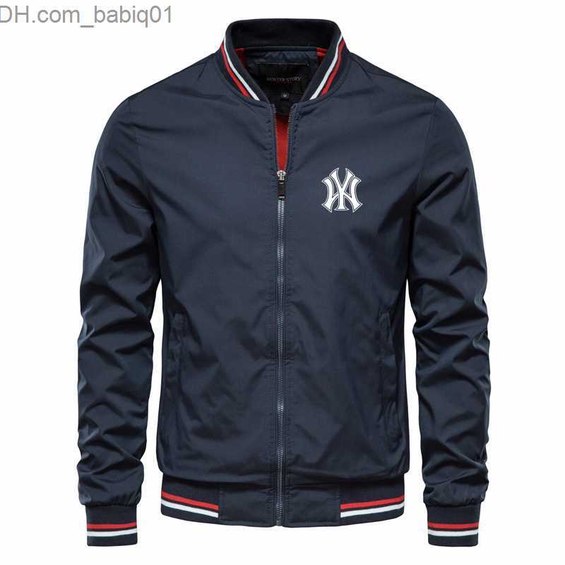Men's Jackets 2023 Brand Print Baseball Jacket Men Casual Stand Collar Bomber Mens Jackets Autumn High Quality Slim Fit Jackets For Men T230804