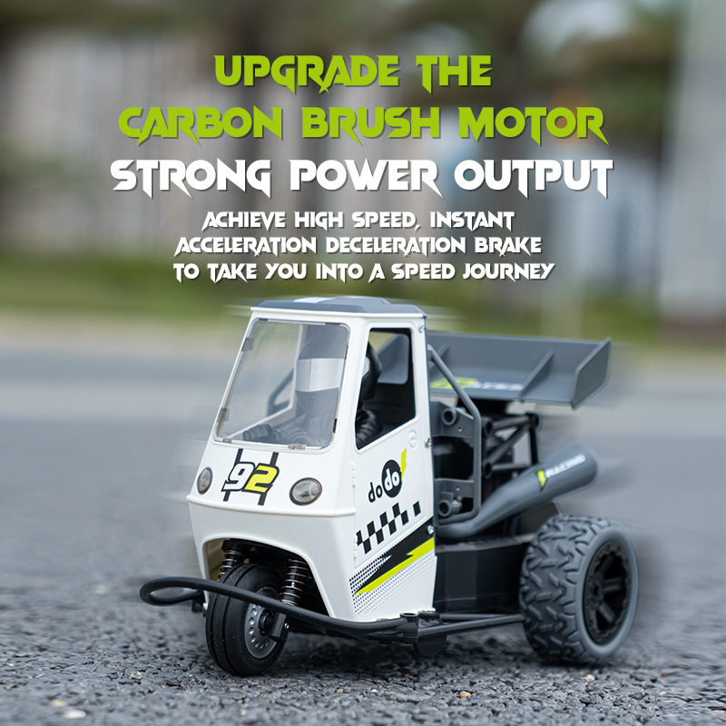 1:16 New Style Tricycle Car Toys RC Cars With LED Light Off-road Remote Control Drift Racing Children's Toy Gift 2353