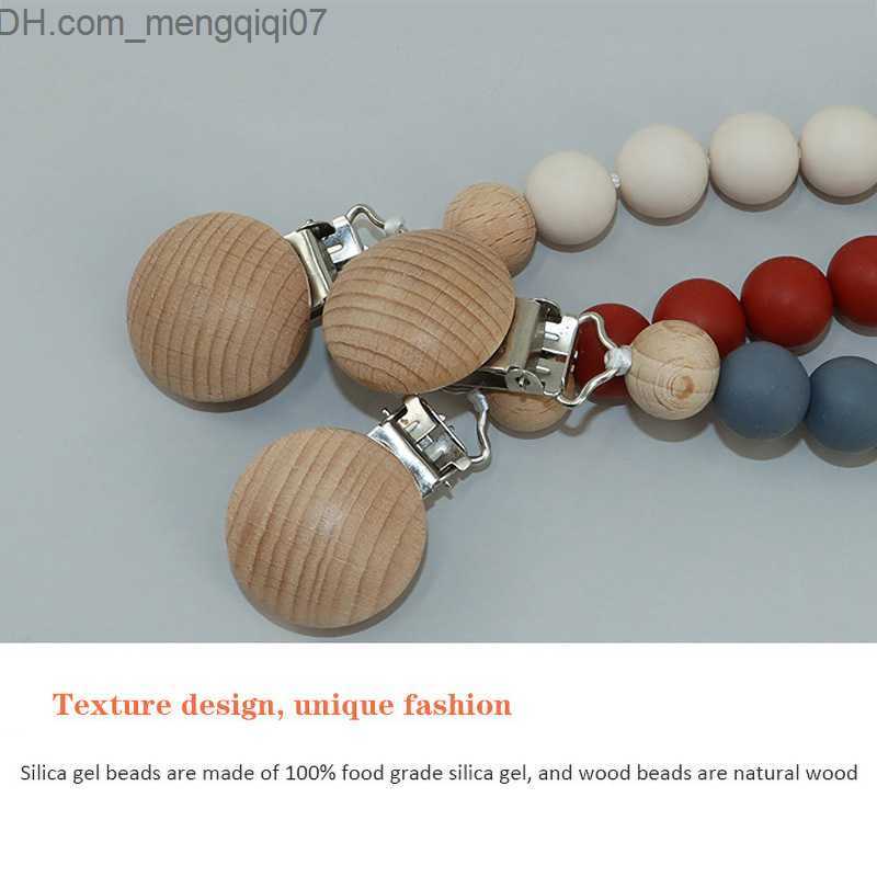 Pacifier Holders Clips# Newly designed baby silicone pacifier bracket pacifier chain clip baby care cavity toy silicone pacifier baby accessories Z230