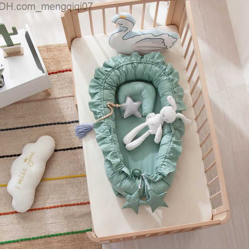 Bassinets Cradles Baby Sleeping Nest Bed Portable Boys and Girls Playing Baby Crib Z230805