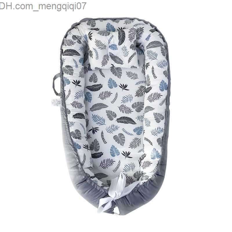 Bassinets Cradles Baby crib with pillow portable crib for travel baby and toddler cotton cradle suitable for newborns Bassnet bumper Z230804
