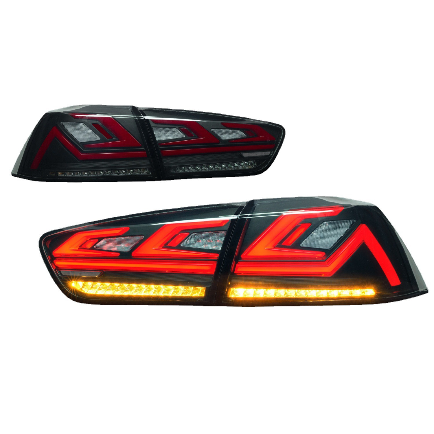 Car Parts LED Taillight For Mitsubishi Lancer EX EVO 20 08-20 18 RGB Sequential Turn Signal Lights Brake Taillights
