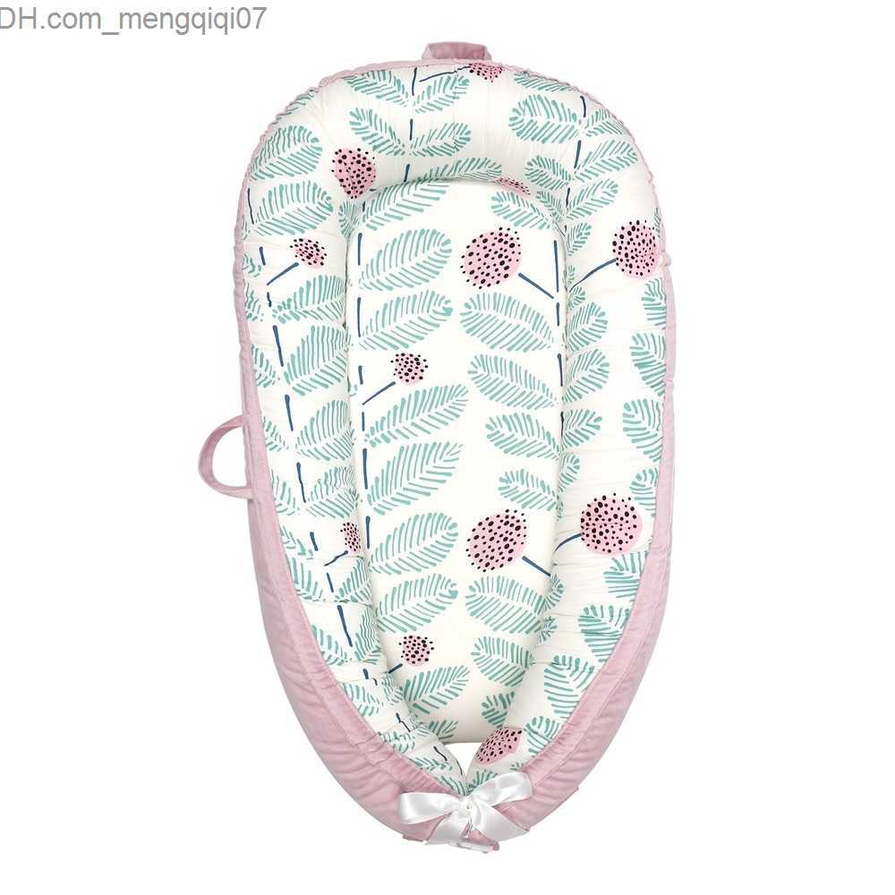 Bassinets Cradles Removable Portable Crib Nest Play Flat noodles Box Bass Pad Cradle Fence Z230804