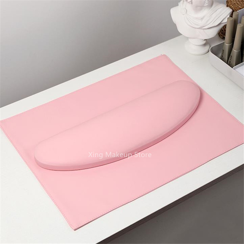 Hand Rests Simple PU Leather Curved Nail Hand Pillow Set Rest Pillow Arm Rest Cushion Holder Arm Rests Nail Art Stand Manicure Tools 4# 230804