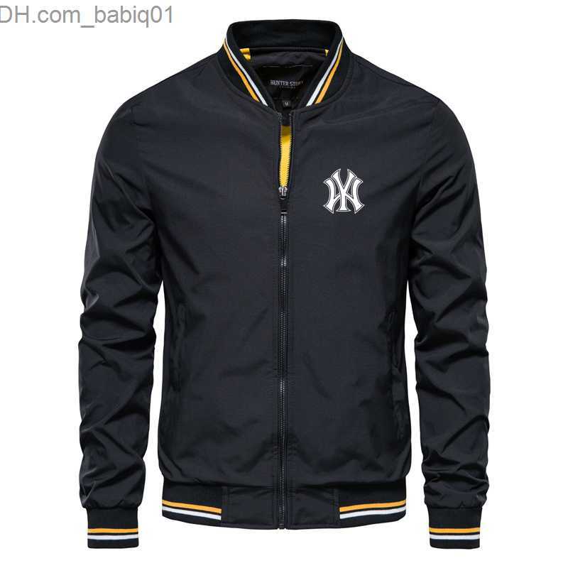Men's Jackets 2023 Brand Print Baseball Jacket Men Casual Stand Collar Bomber Mens Jackets Autumn High Quality Slim Fit Jackets For Men T230804