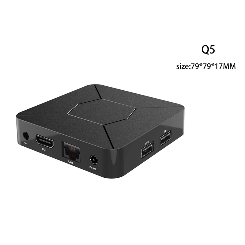 Q5 Android 10.0 OS TV Box Allwinner H313 Quad core 2gb ram 8gb rom BT voice remote 4K HD 2.4G/5G Dual WiFi Set Top Box Media Player by train