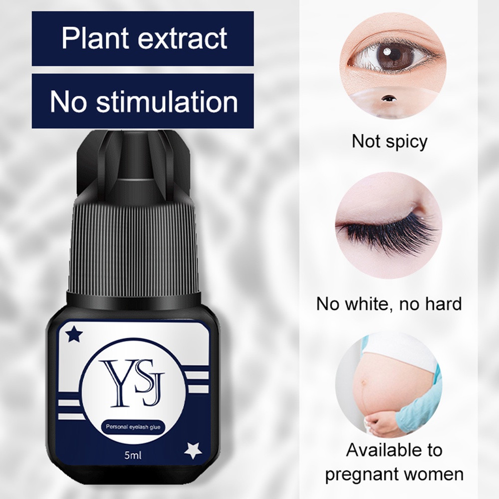 5ml Eyelashes Extension Glue Long Lasting Grafting Lashes Glue Quick Drying Adhesive Black Glue No Irritant Makeup 2360