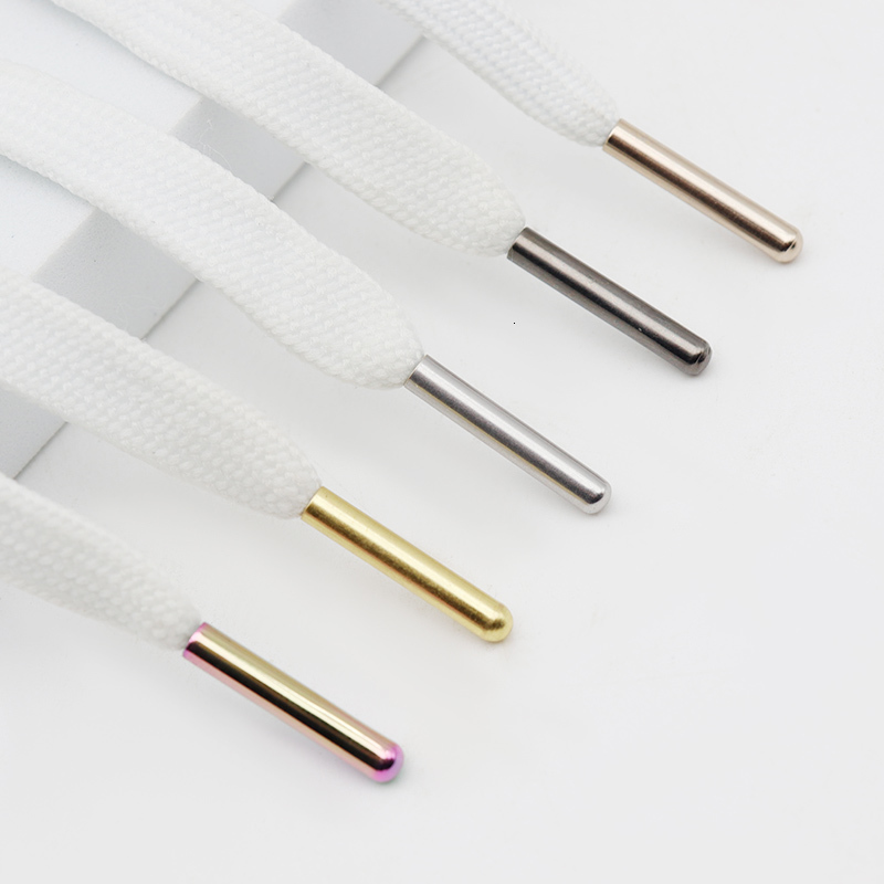 Shoe Parts Accessories Weiou 100pcsLot 38x22mm Laces Clothes Metal Aglets Shoelaces Tips DIY Replacement Aglet Silver Gold Black Wholesales Ends 23080