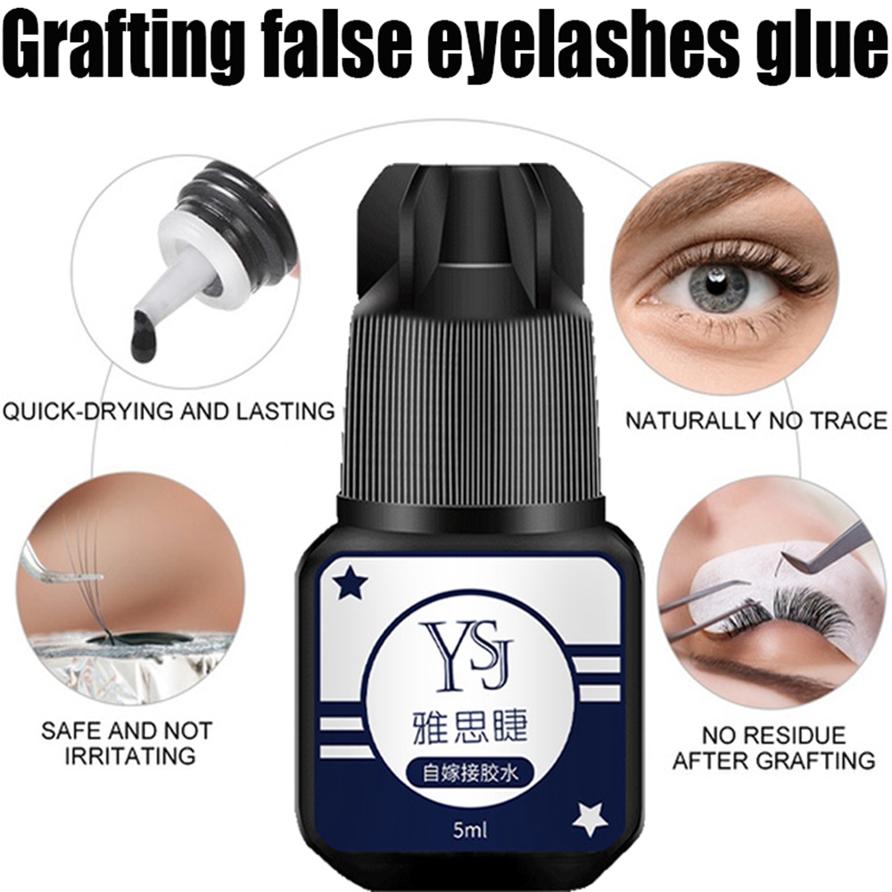 5ml Eyelashes Extension Glue Long Lasting Grafting Lashes Glue Quick Drying Adhesive Black Glue No Irritant Makeup 2360
