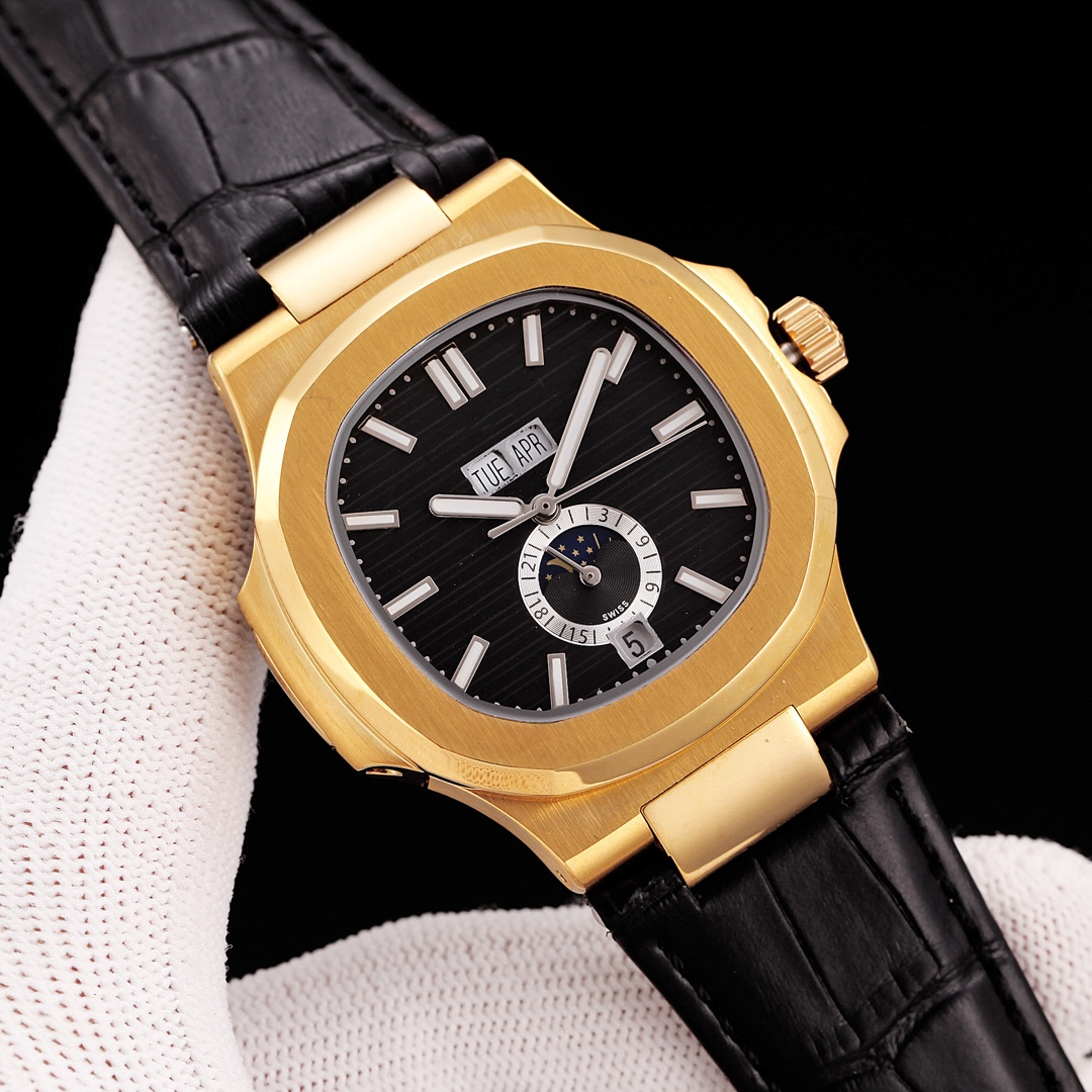 Brand New Men Aquanaut nautilussity 5726 Series wristwatches Men's Automatic Mechanical watches women Luxury Watch Brown Dial Rose Gold Stainless Steel Strap #9263