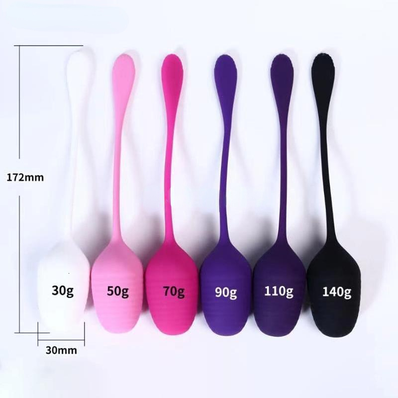 EggsBullets Smart Kegel Ball Vaginal Dumbbells Full Silicone Pussy Vagina Tighten Exercise Balls Set For Women Lady 230804
