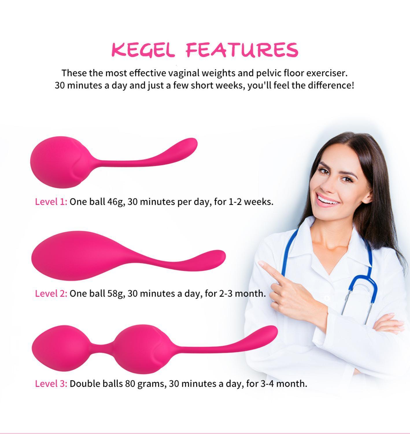 EggsBullets Kegel Weight Balls For Women Tighten Vaginal Muscle Trainer Pelvic Exercise Ben Wa Geisha Massager Adults Sex Toys Female 230804