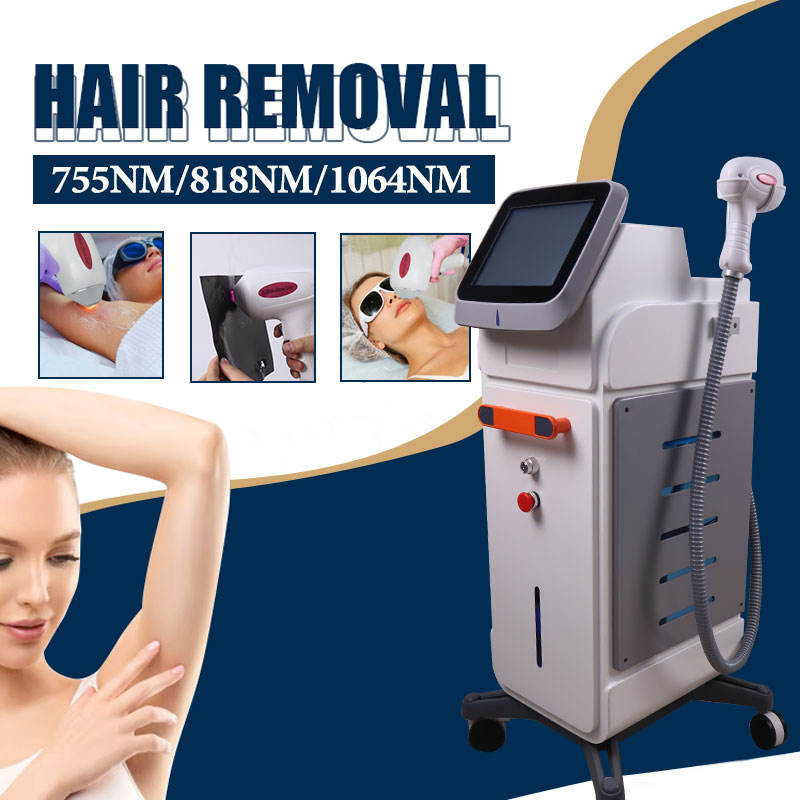 High Powerful 2 In 1 Picosecond Laser Tattoo Removal Beauty Machine 810Nm Removal Permanent Fast Hair Removal Machine Eyebrow Washing Skin Rejuvenatio
