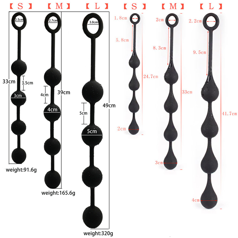 Anal Toys Beads Balls Butt Plug Woman Sex Tools for Dilator Adult Men Shop But Rubber Anus 230804