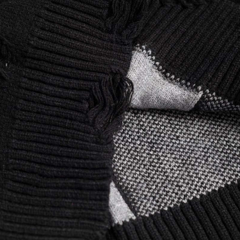 Women's Sweaters Distressed Winter Frayed Tassels Oversized Goth for Women Men Lover's Unisex Ripped Grunge Aesthetic Clothing Pulls 230804