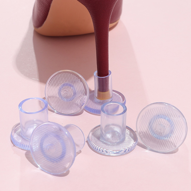 Shoe Parts Accessories Aohaolee 100 Pair Heel Protector Latin Stiletto Dancing Cover Stoppers Nonslip Silicone High Heeler For Wedding Party Favor 230