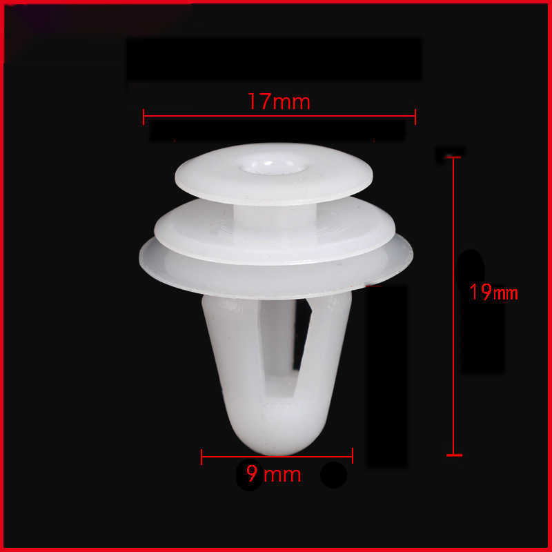 2025 new Upgrade New 20/50pcs/bag 9mm Hole Door Panel Clips Auto Fastener Clip Peugeot 206 207 208 308 407 408 for Citroen C4 C5 C3 Accessor