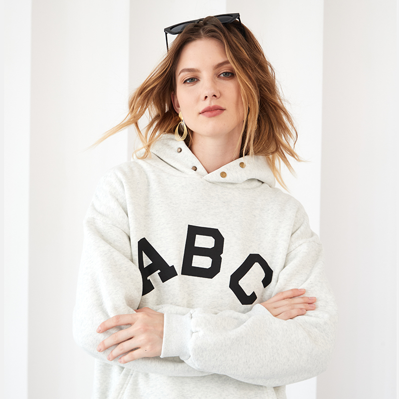 Women s Hoodies Sweatshirts Vintage Hooded Sweatshirt Streetwear Light Gray Dark Green Long Sleeve Oversized Hoodie Winter Warm Cotton Fleece Women 23