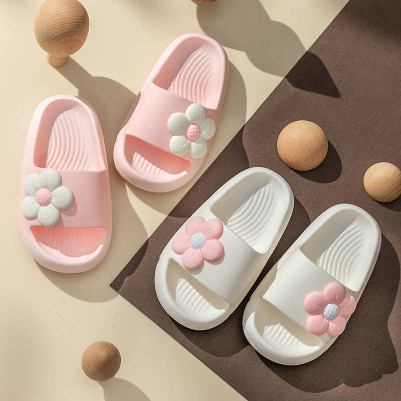 Slipper Children Beach Sandals Comfortable Anti-slip Girl's Outdoor Slides Slippers R230805
